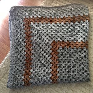 Handmade crochet blanket